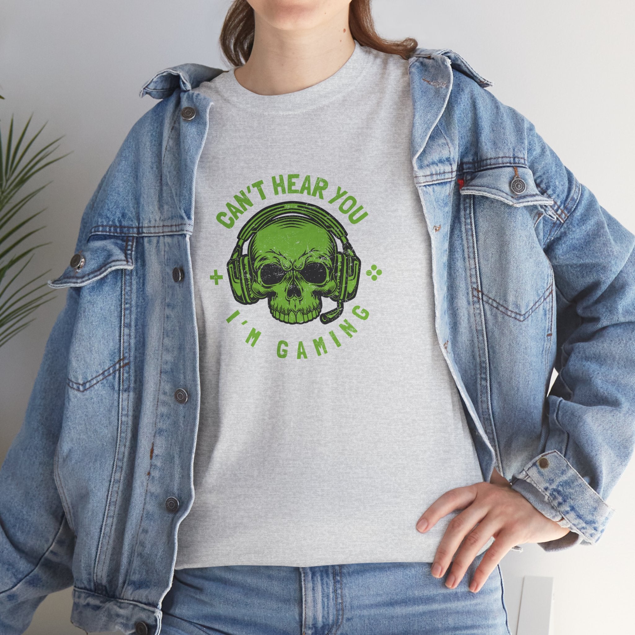 Gaming Skull Unisex Heavy Cotton Tee - 